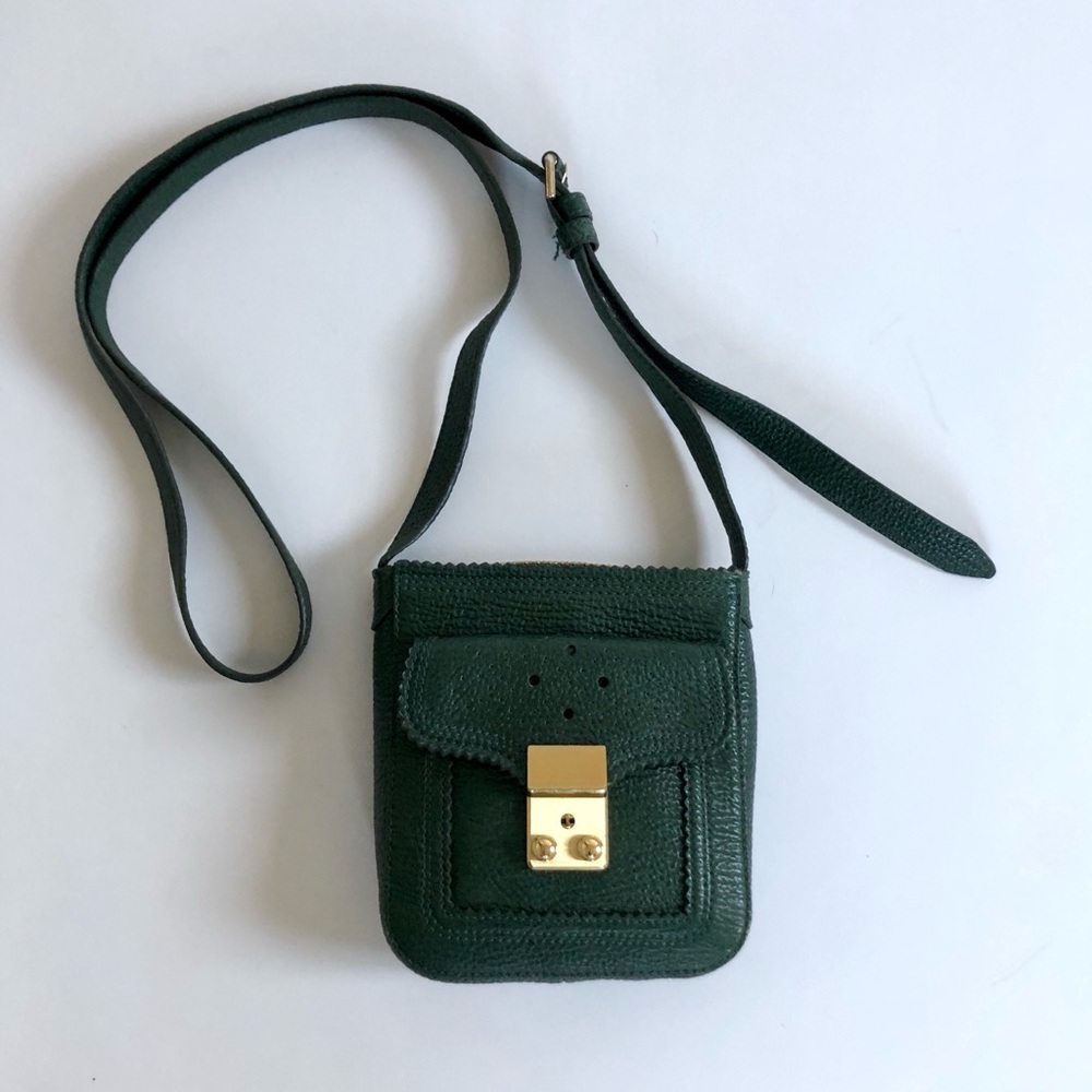 3.1 Philip Lim Pashli Mini Crossbody in Dark Green